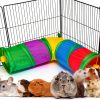 YUEPET Small Animal Tube Foldable Tunnel Pet Hideout-0