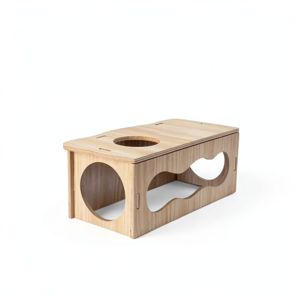 Kcrygogo Cloud Tunnel Small Animal Hideout Wood Windows-5