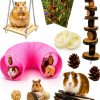 Matafat Small Animal Toys Natural Chew Tunnels Set-0