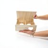 Xiylon Hamster Hideout Multi Chamber Wooden Pet Tunnel-1