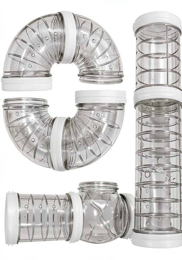 Besimple Hamster Tunnels Expandable Plastic Pet Habitat-2