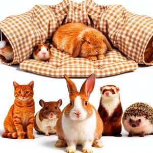 Greatbond Rabbit Tunnel Bed Collapsible Pet Play Tube-0