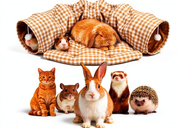 Greatbond Rabbit Tunnel Bed Collapsible Pet Play Tube-0