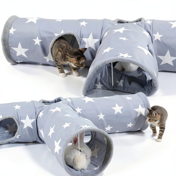 JanYoo Small Animal Tunnel Cotton Blend Hideout Guinea Pigs-6