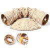 Greatbond Rabbit Tunnel Bed Collapsible Pet Play Tube-2