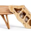 AccEncyc Hamster Hideout Wooden Climbing Tunnel Small Pet-3
