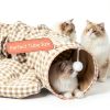 Greatbond Rabbit Tunnel Bed Collapsible Pet Play Tube-3