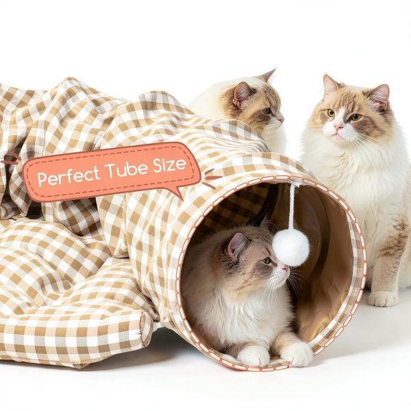 Greatbond Rabbit Tunnel Bed Collapsible Pet Play Tube-3
