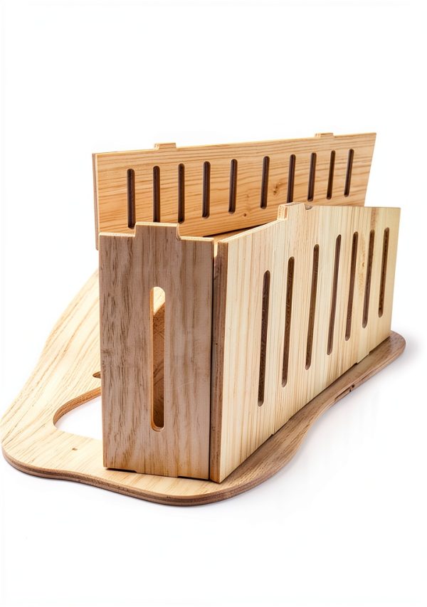AccEncyc Hamster Hideout Wooden Climbing Tunnel Small Pet-6