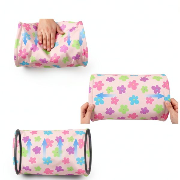 Glittme Small Animal Tunnel Canvas Plush Foldable Pet-4