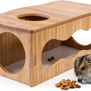 Kcrygogo Cloud Tunnel Small Animal Hideout Wood Windows-0