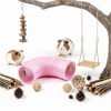 Matafat Small Animal Toys Natural Chew Tunnels Set-6