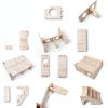 Hamiledyi Wooden Hamster Hideout Multi Chamber Flip Top-6
