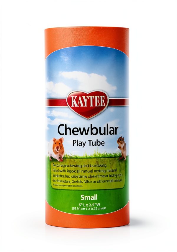 Super Pet Small Animal Tube Blue Safe Chew Nest Burrow-1