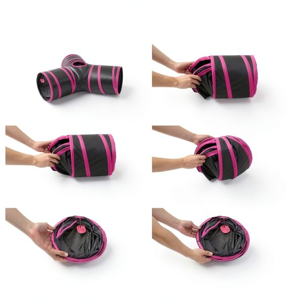 Wu Yi Cat Tunnel Collapsible Play Toy Indoor Cats-6