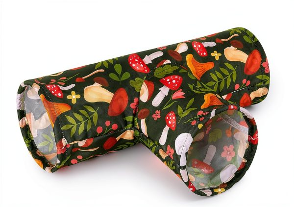 Bienbee 3 Way Guinea Pig Tunnel Foldable Washable Pet Toy-5
