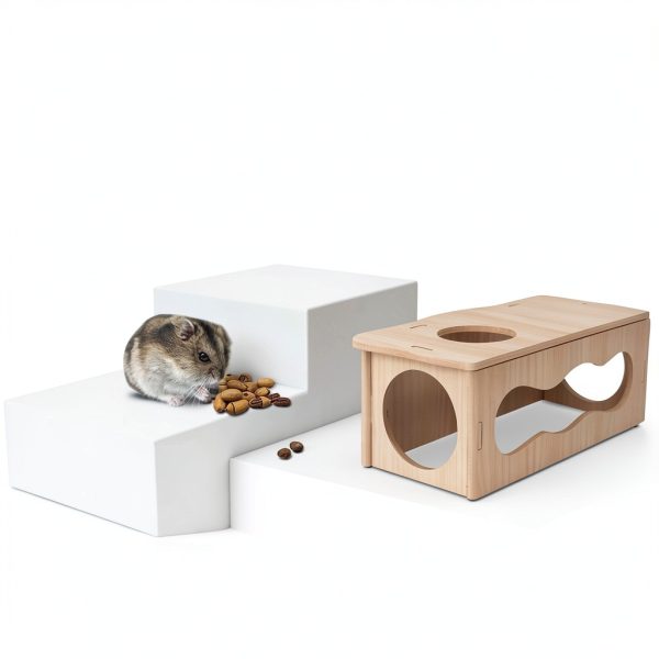 Kcrygogo Cloud Tunnel Small Animal Hideout Wood Windows-2
