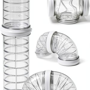 Besimple Hamster Tunnels Expandable Plastic Pet Habitat-0