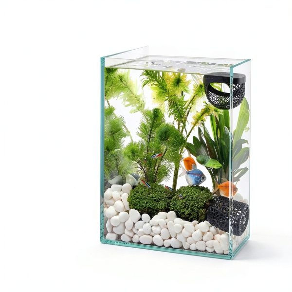 YOSMAKIY Aquarium Hammock Tunnel Set Small Fish Toys-3