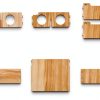 Xiylon Hamster Hideout Multi Chamber Wooden Pet Tunnel-3