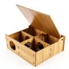 Kcrygogo Wooden Hamster Play Tunnel Flip Cover Design-2