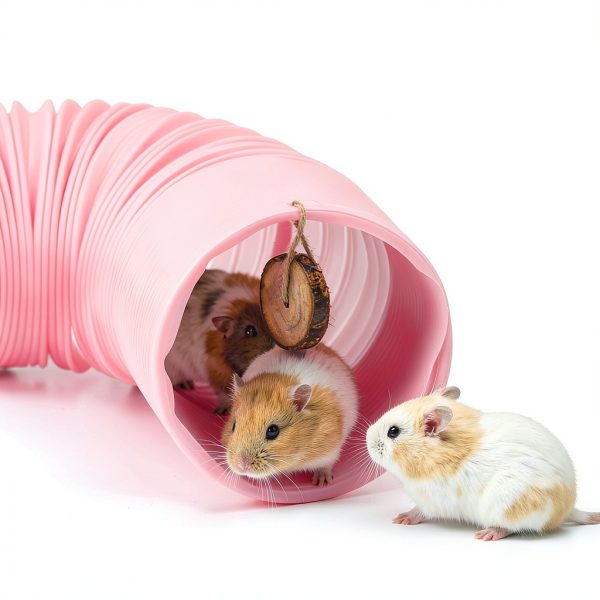 Matafat Small Animal Toys Natural Chew Tunnels Set-4