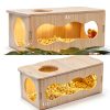 Kcrygogo Cloud Tunnel Small Animal Hideout Wood Windows-1