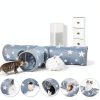 JanYoo Small Animal Tunnel Cotton Blend Hideout Guinea Pigs-2