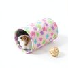 Glittme Small Animal Tunnel Canvas Plush Foldable Pet-1