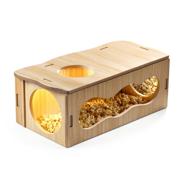 Kcrygogo Cloud Tunnel Small Animal Hideout Wood Windows-4
