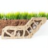 AccEncyc Hamster Hideout Wooden Climbing Tunnel Small Pet-2