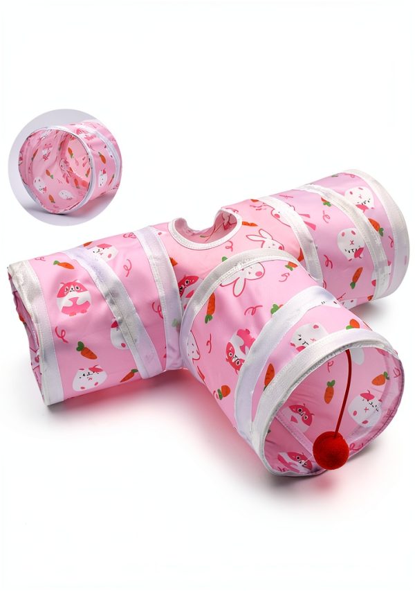 Bissap Rabbit Tunnel Small Animal Toy Durable Collapsible-1
