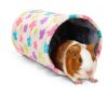 Glittme Small Animal Tunnel Canvas Plush Foldable Pet-3