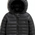 XMWEALTHY Baby Winter Coat Lightweight Bear Hood-0
