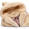 Pink Baby Girl Faux Fur Jacket by Luvable-5