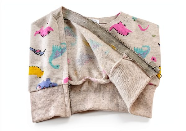 DDSOL Girls Cotton Hoodie Heart Design Zip Up-5
