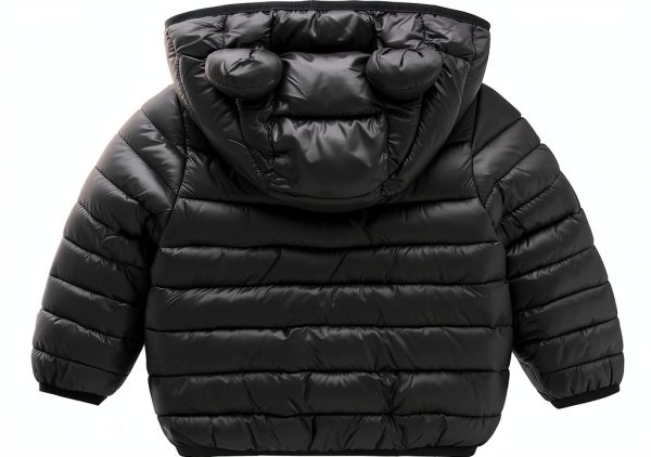 XMWEALTHY Baby Winter Coat Lightweight Bear Hood-1