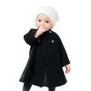 Cotton Blend Baby Girls Coat X115 Button Cardigan 0-6M-2-3Y-4