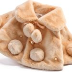 LXXIASHI Baby Girl Winter Fur Coat Pearl Lapel Jacket 0-6M to 2-4T-0