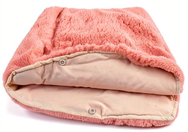 CozyKids Kids Hooded Winter Cape Soft Faux Fur Lining Blue Dinosaur-6