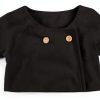 Cotton Blend Baby Girls Coat X115 Button Cardigan 0-6M-2-3Y-2