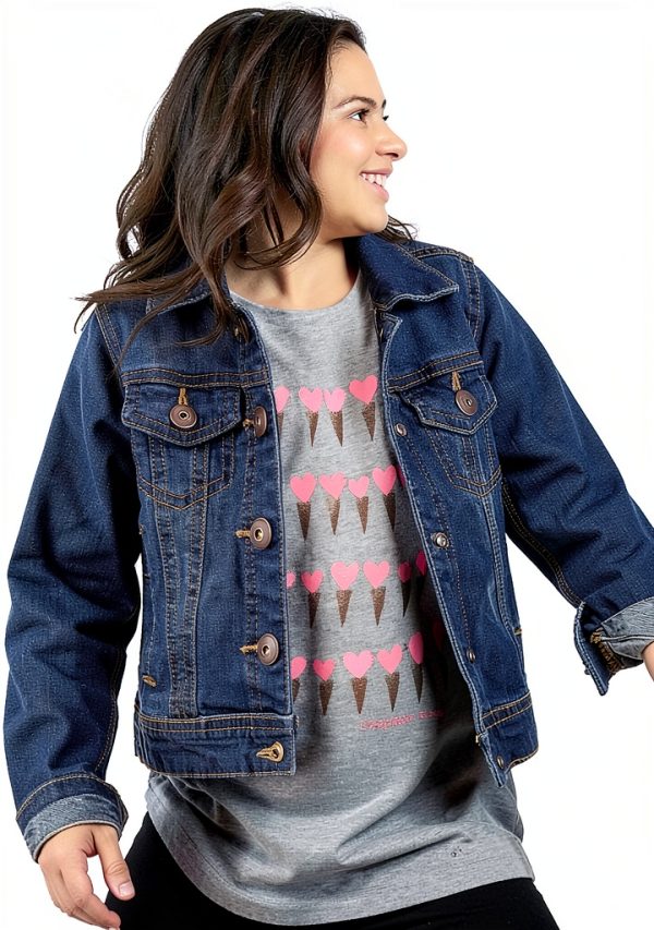 Carter's Simple Joys Denim Toddler Jacket Medium Wash 2T-5T-3