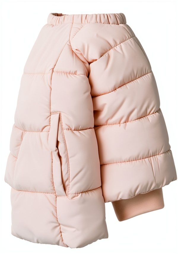 Amazon Essentials Girls Oversized Puffer Coat Light Mauve Large-4