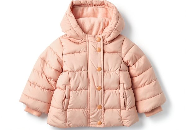 Amazon Essentials Girls Oversized Puffer Coat Light Mauve Large-0