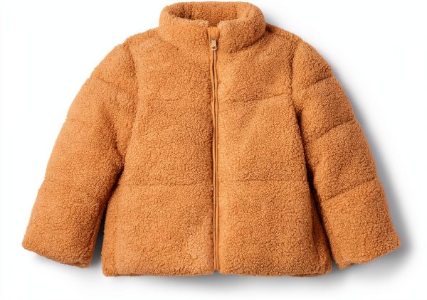 Girls Sherpa Jacket Amazon Essentials Sofia Grainge Sherpa 2T Ivory-0