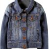 Carter's Simple Joys Denim Toddler Jacket Medium Wash 2T-5T-0