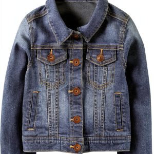 Carter's Simple Joys Denim Toddler Jacket Medium Wash 2T-5T-0