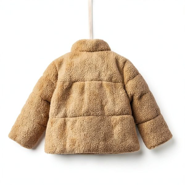 Girls Sherpa Jacket Amazon Essentials Sofia Grainge Sherpa 2T Ivory-4