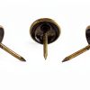 decotacks 500pcs Antique Brass Tacks French Natural 7/16" Head-5