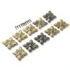 dophee 50Pcs 1.18''x1.06'' Vintage Upholstery Nails Jewelry Box Sofa Furniture Door DIY Decorative Tack Stud-4